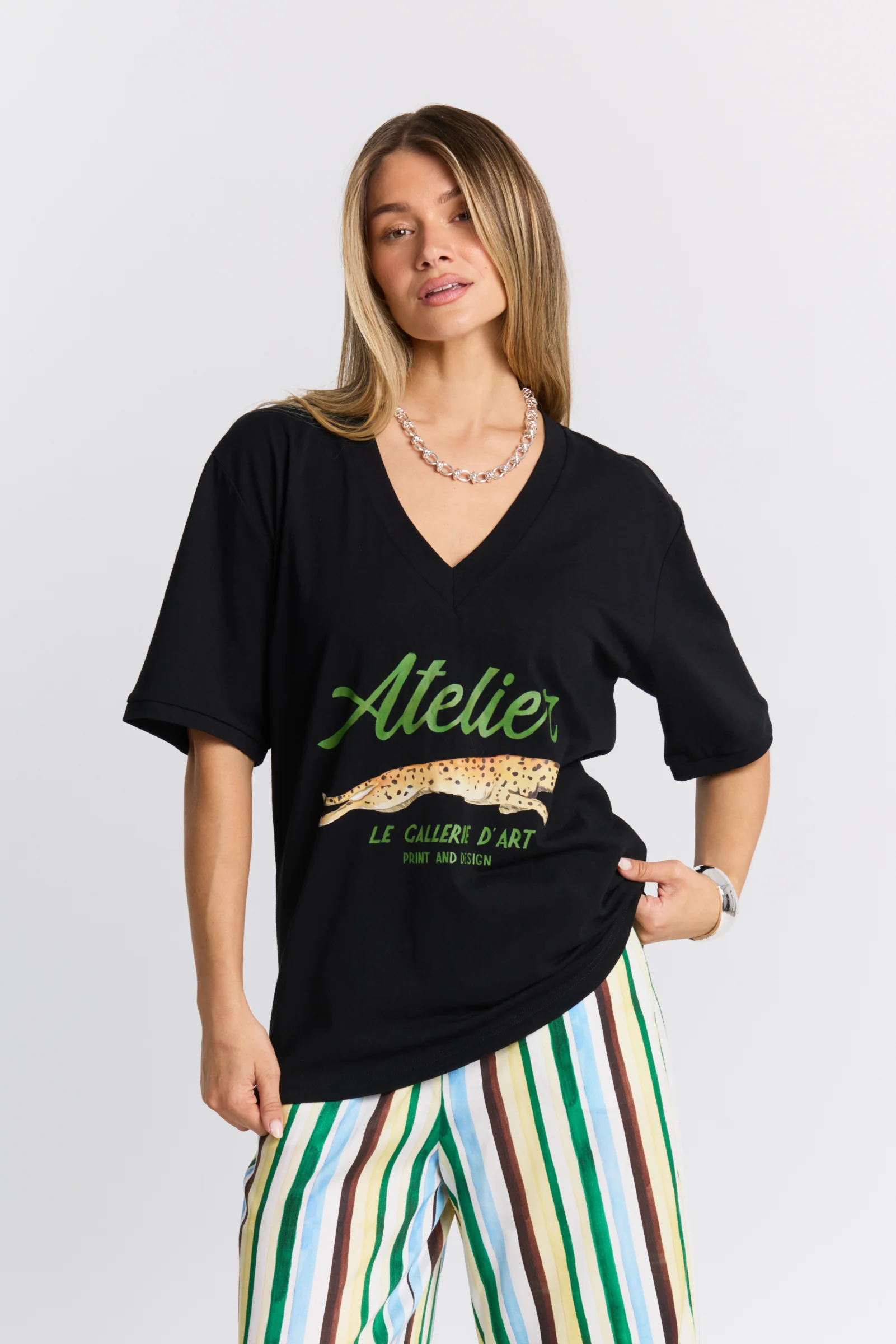 Atelier V-Neck Tee - Image 8