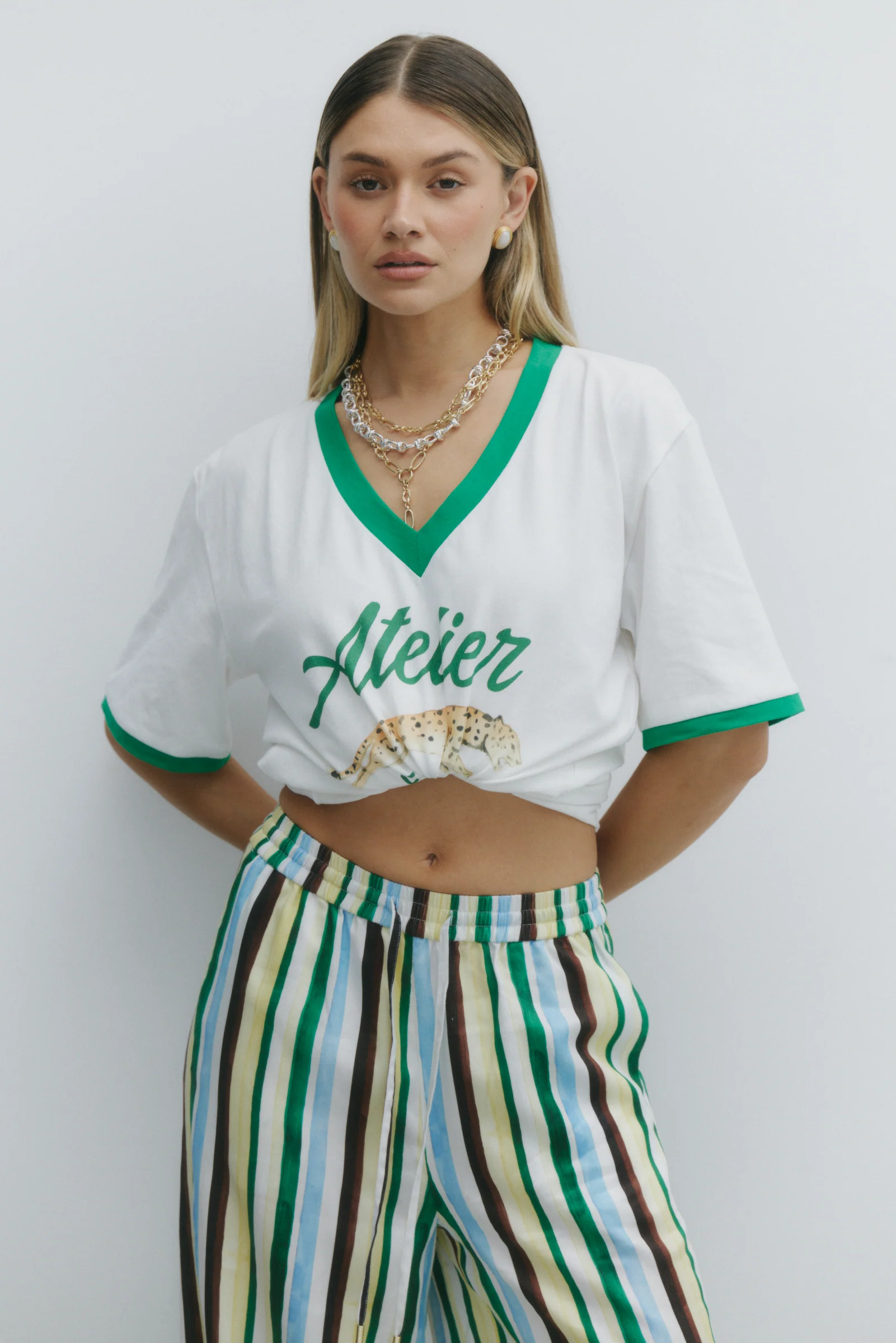Atelier V-Neck Tee - Image 3