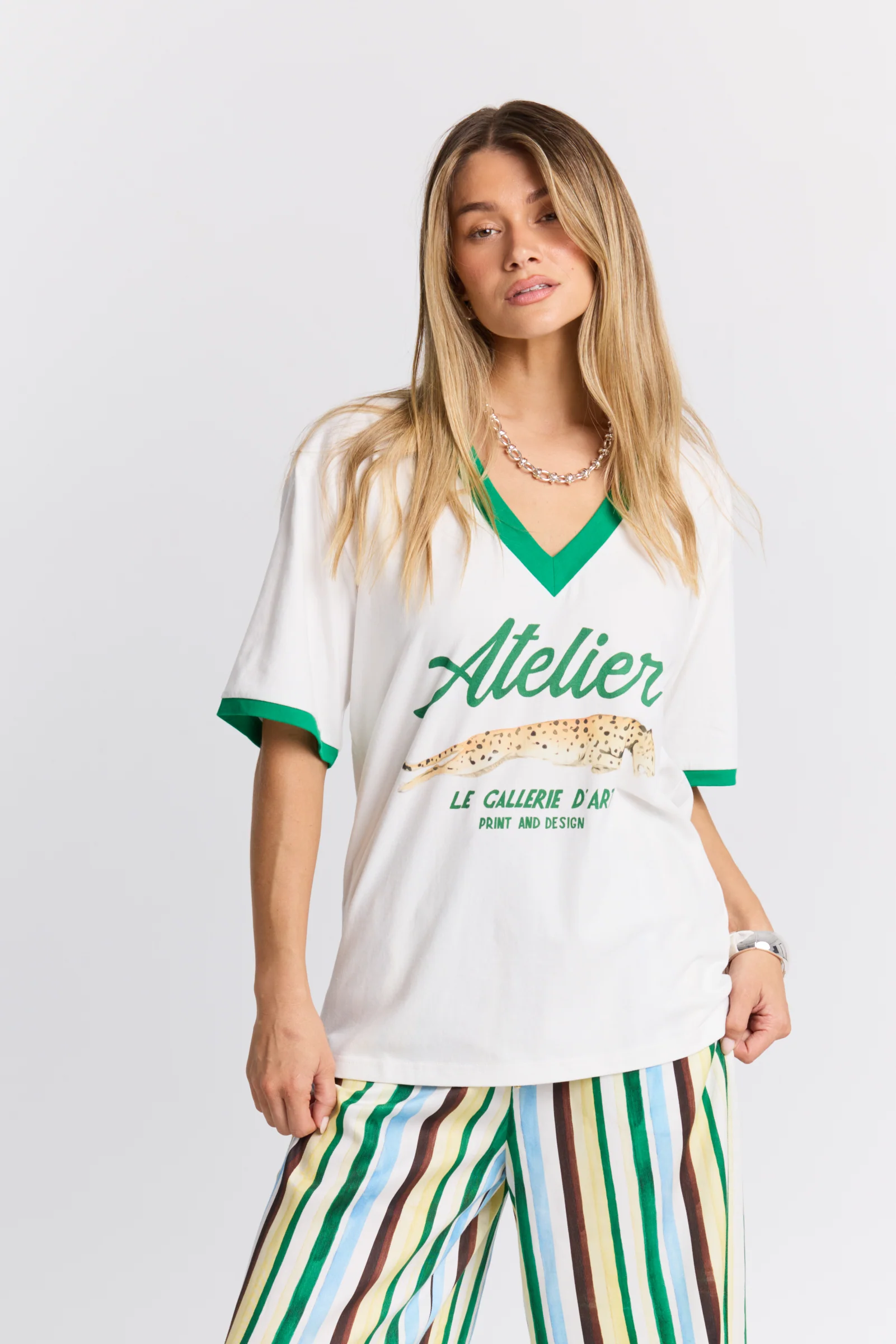 Atelier V-Neck Tee - Image 4