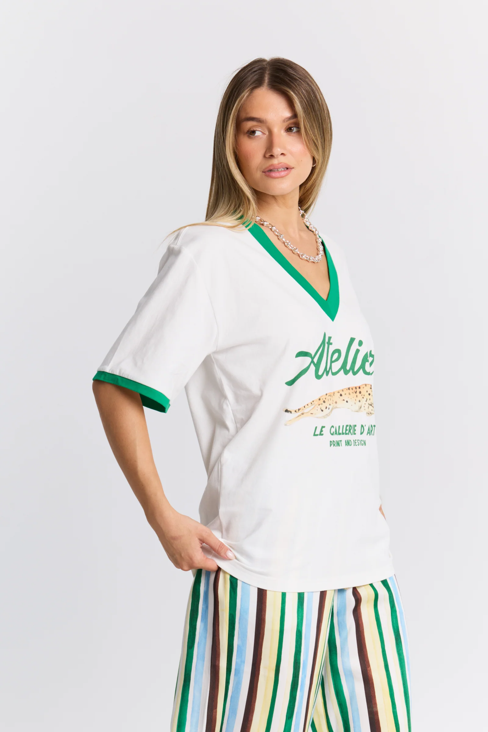 Atelier V-Neck Tee - Image 6