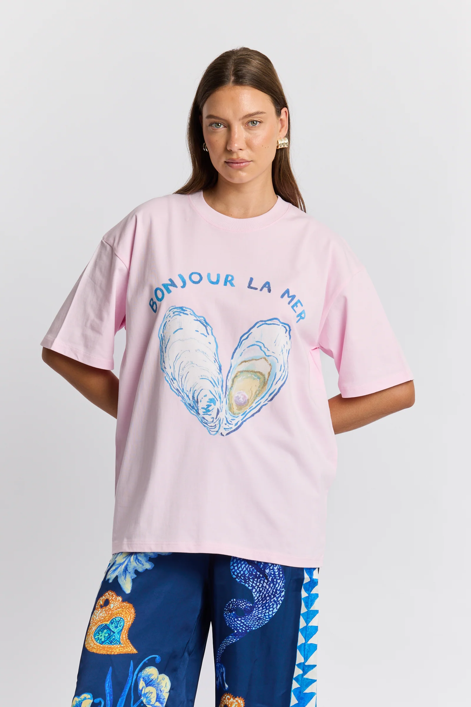 Bonjour La Mer Oversize Tee - Image 3