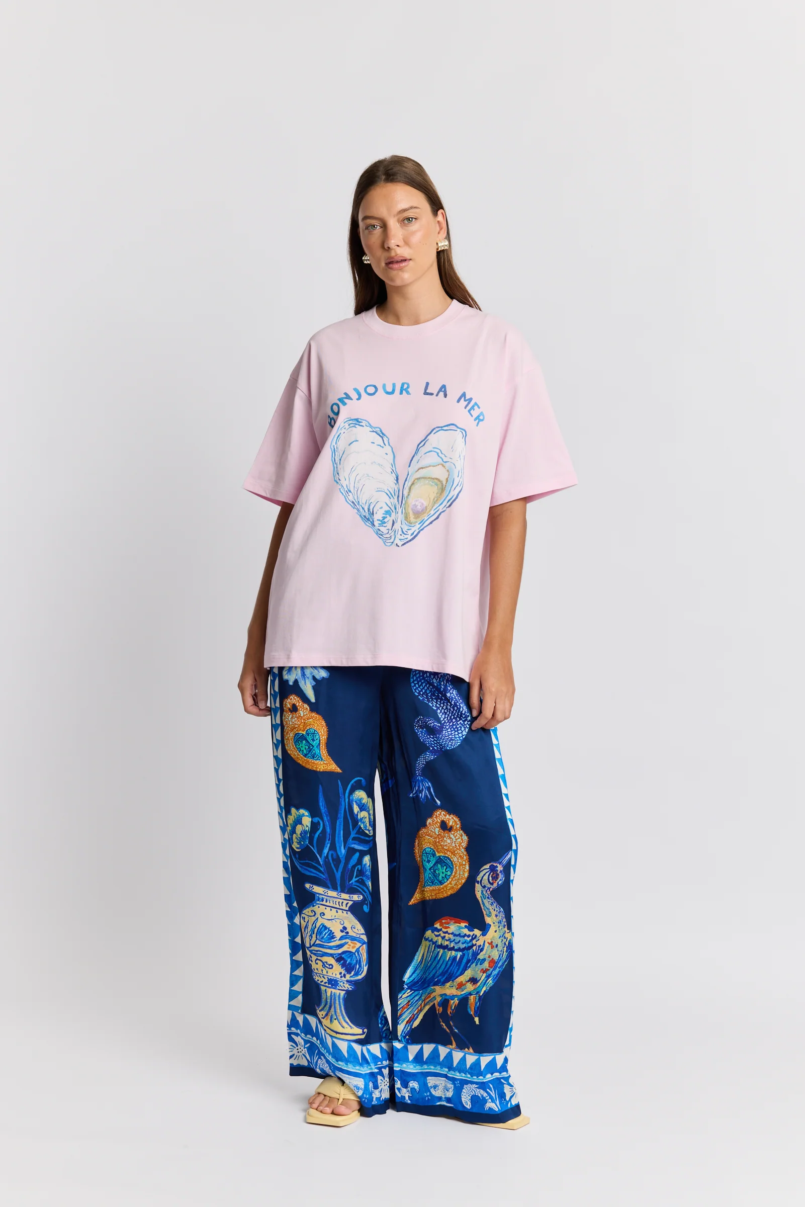 Bonjour La Mer Oversize Tee - Image 4