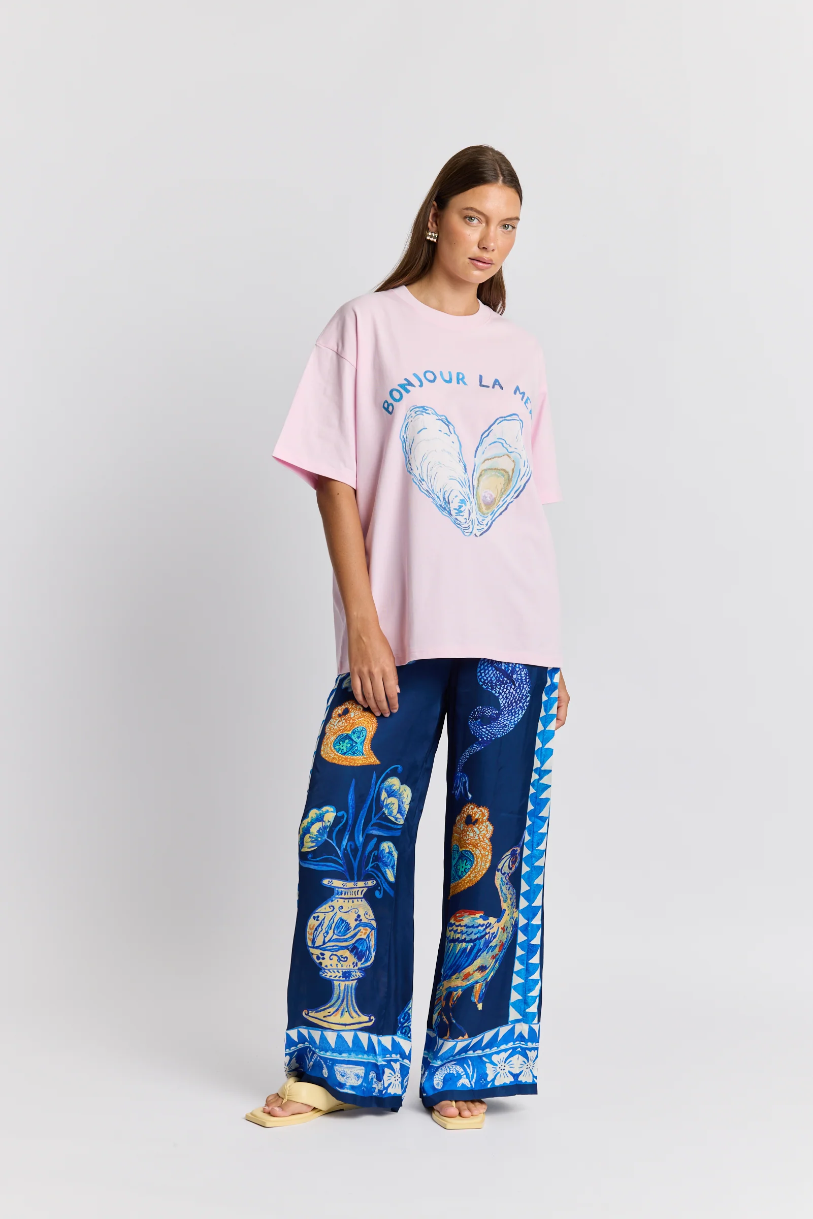Bonjour La Mer Oversize Tee - Image 5