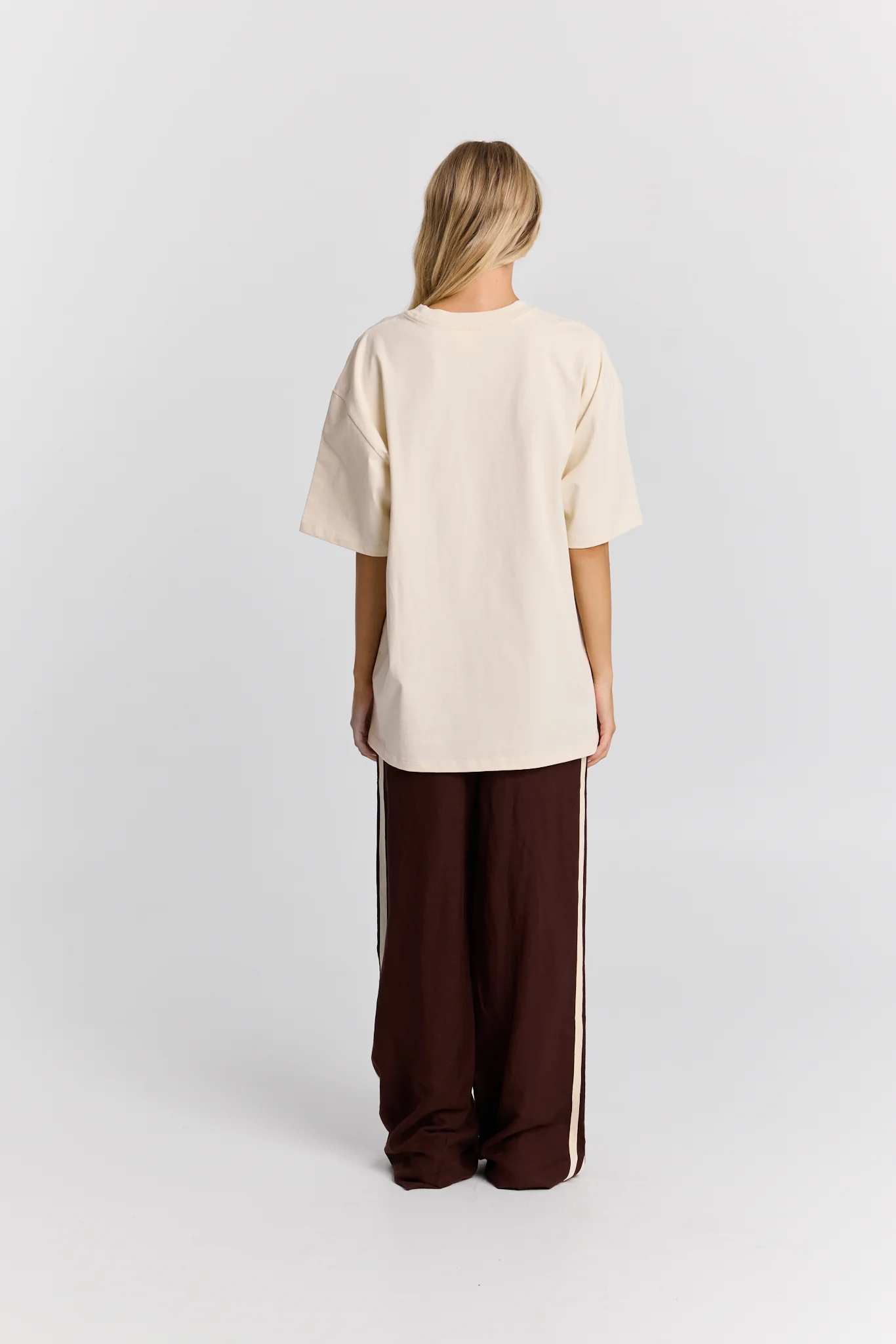 Burgundy Hibiscus Oversize Tee - Image 7