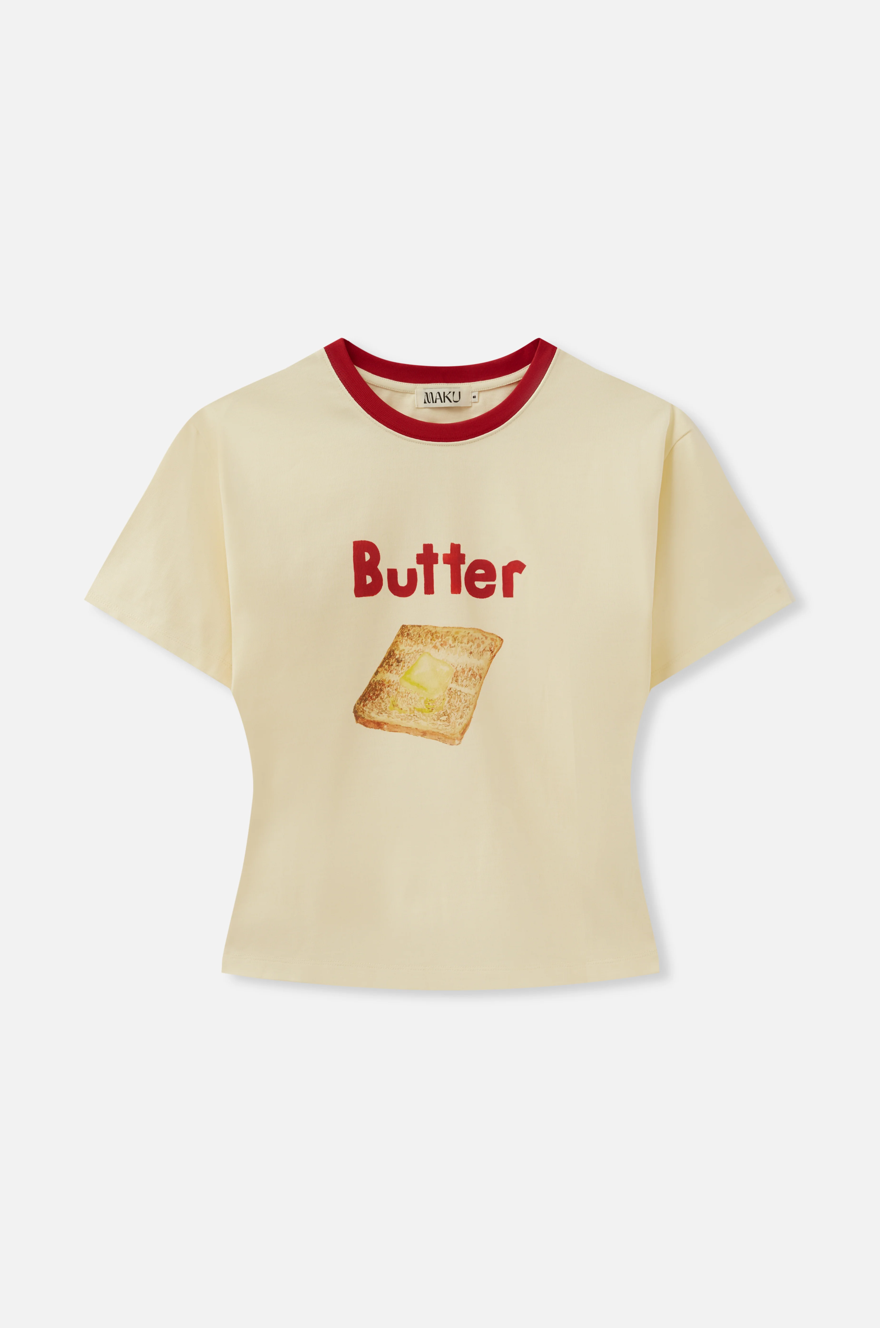 Butter On Toast Fitted Tee