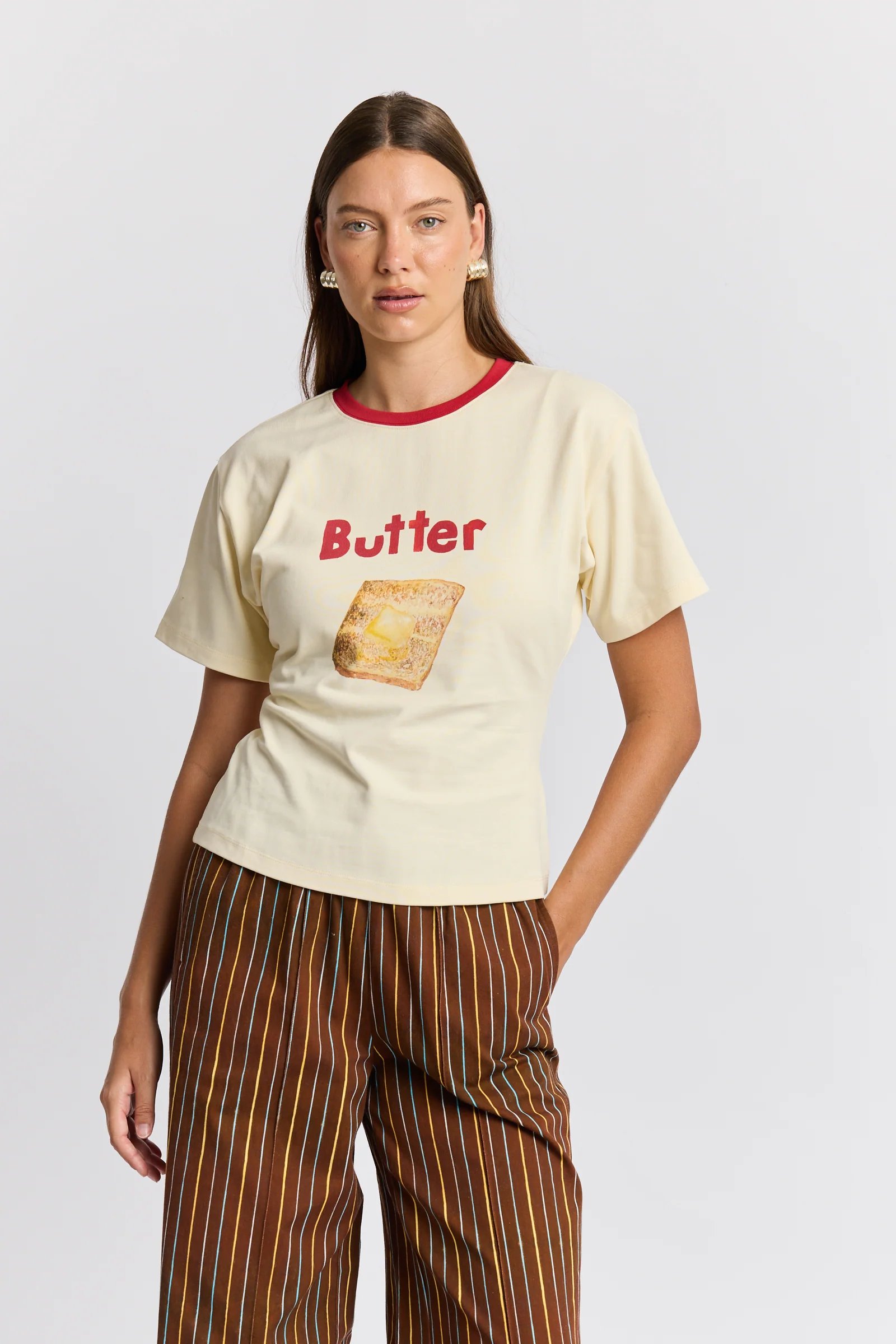 Butter On Toast Fitted Tee - Image 2