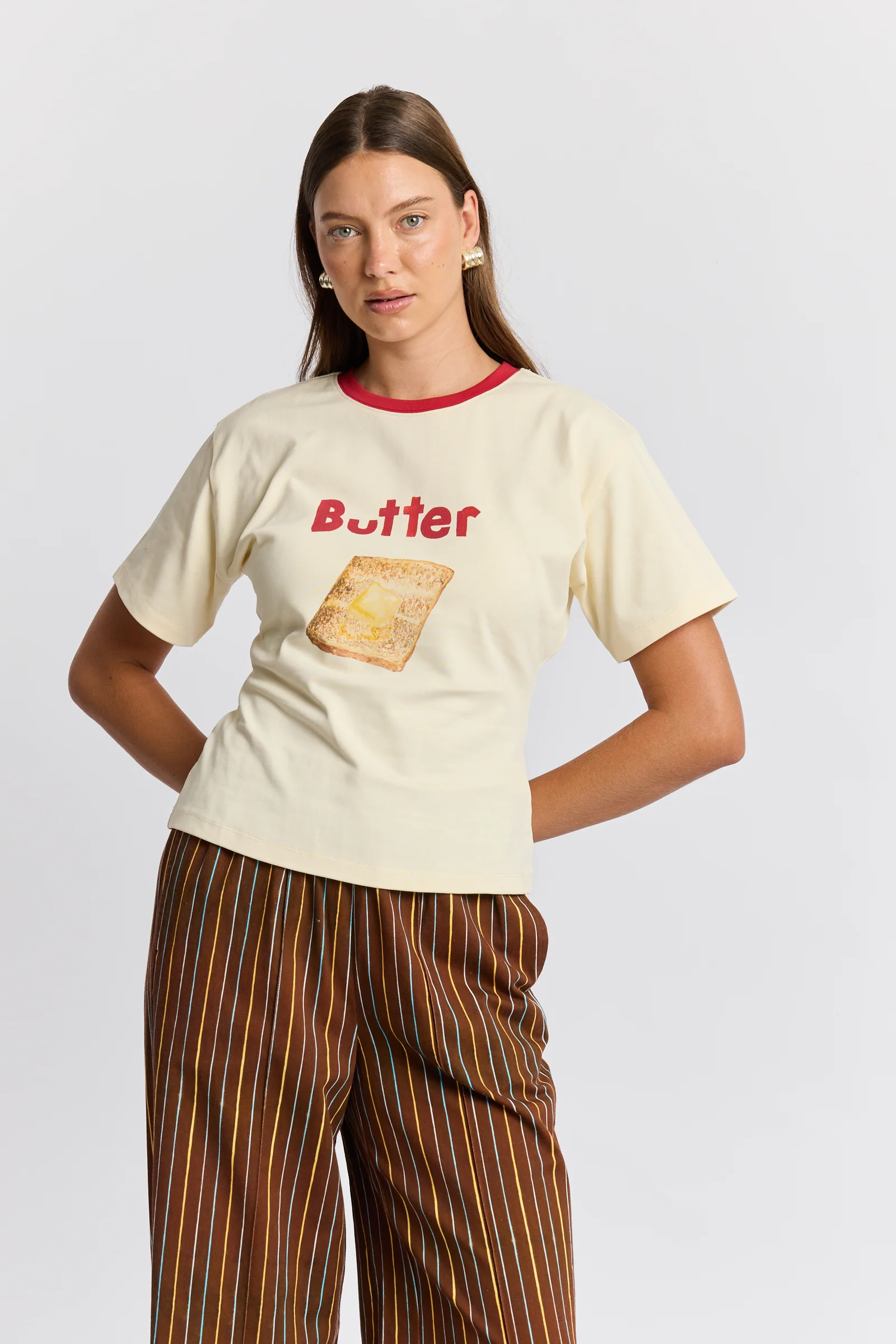 Butter On Toast Fitted Tee - Image 4