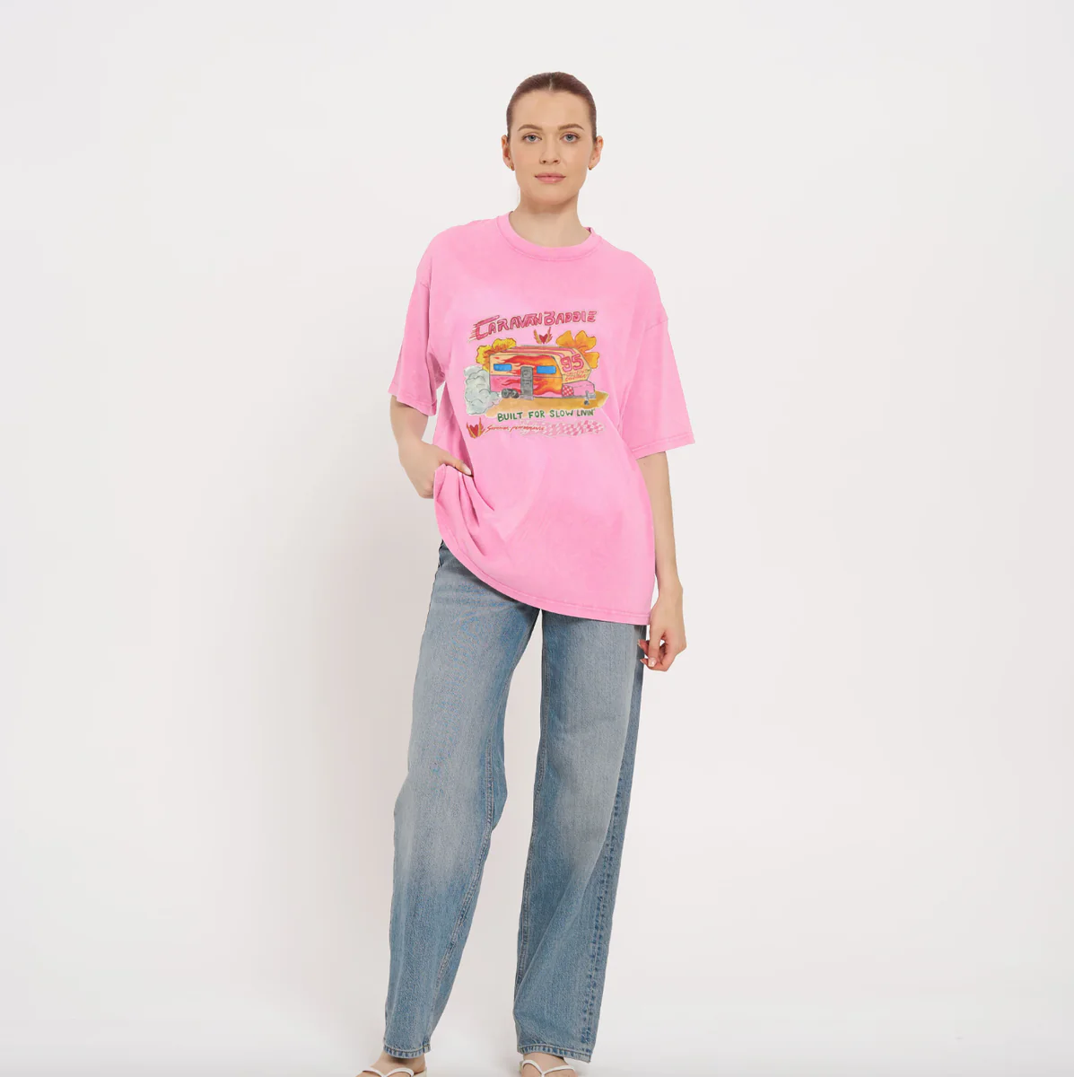 Caravan Baddie Oversize Acid Wash - Image 3