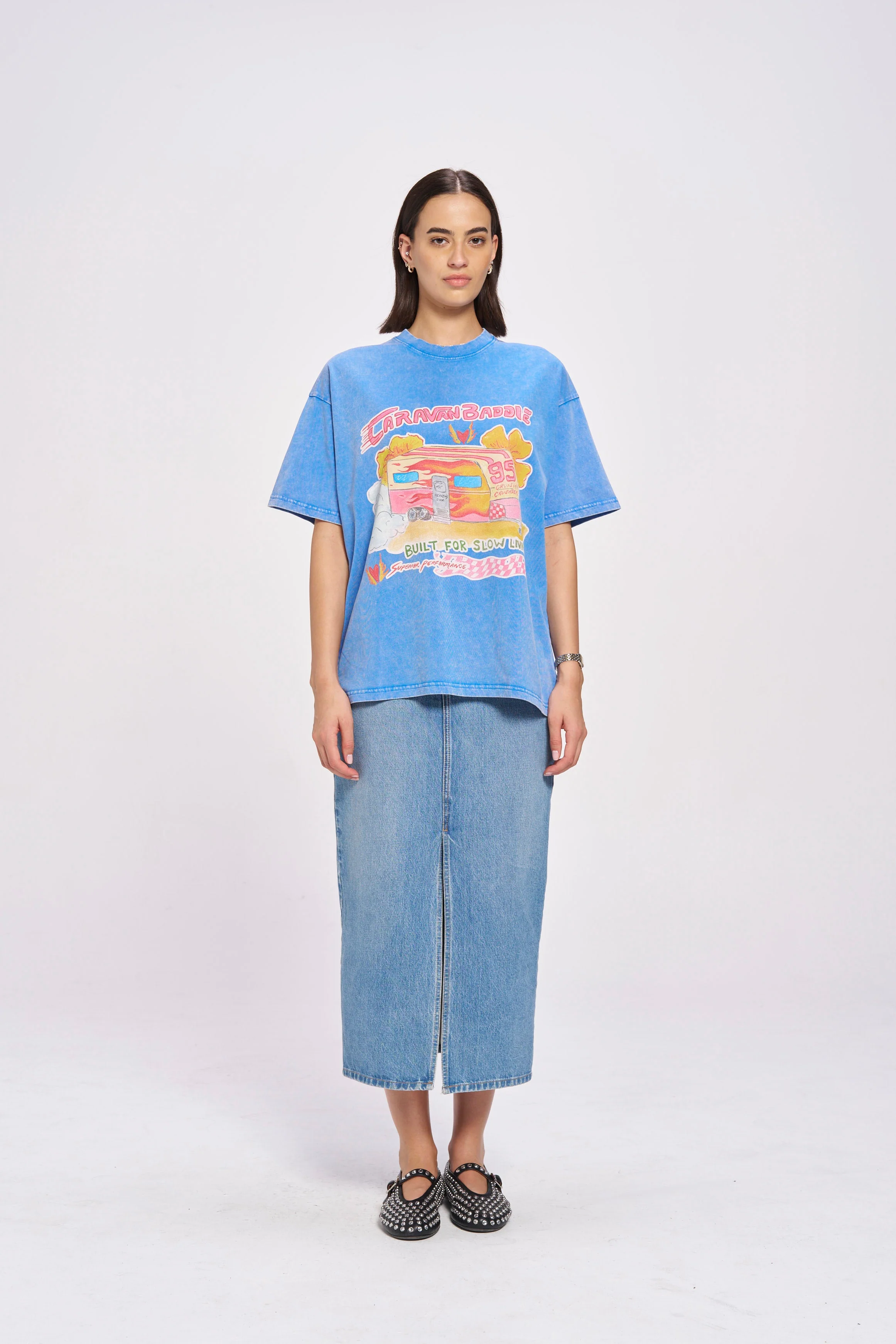 Caravan Baddie Oversize Acid Wash - Image 4