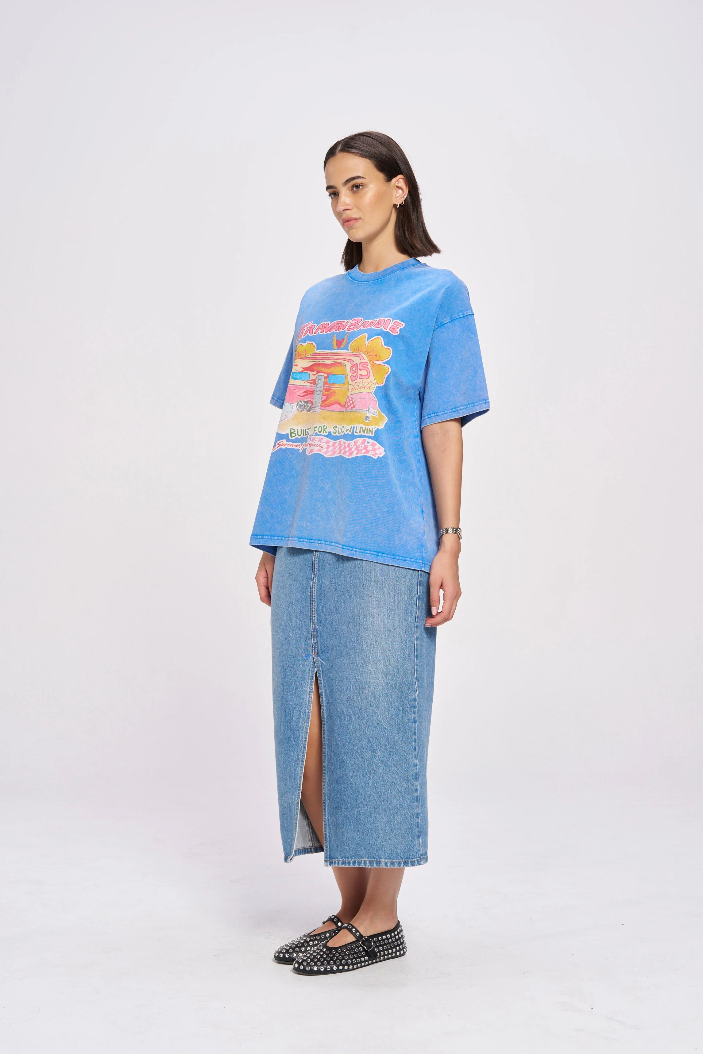 Caravan Baddie Oversize Acid Wash - Image 5