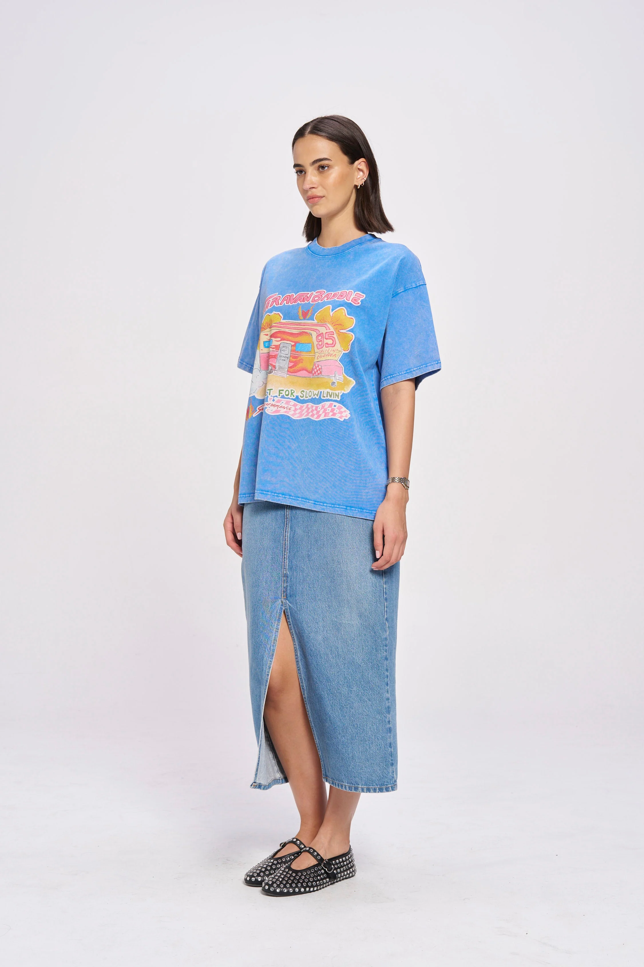 Caravan Baddie Oversize Acid Wash - Image 6