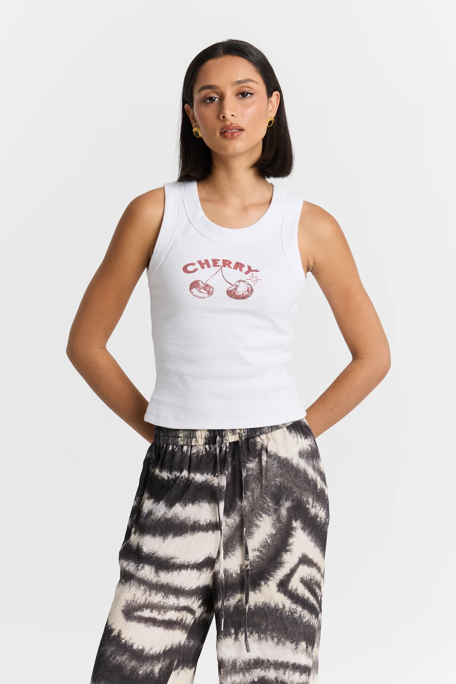 Cherry Rib Tank - Image 4