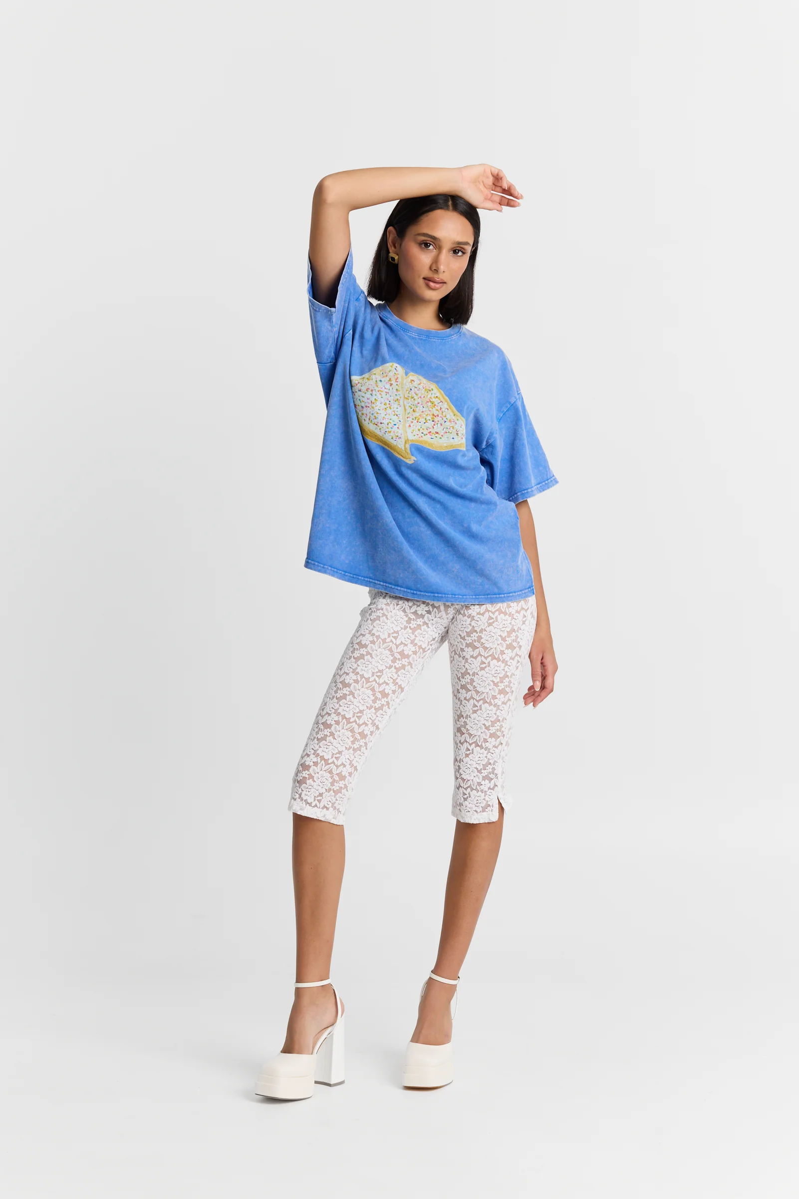Fairy Bread Acid Wash Oversize Tee - Image 6