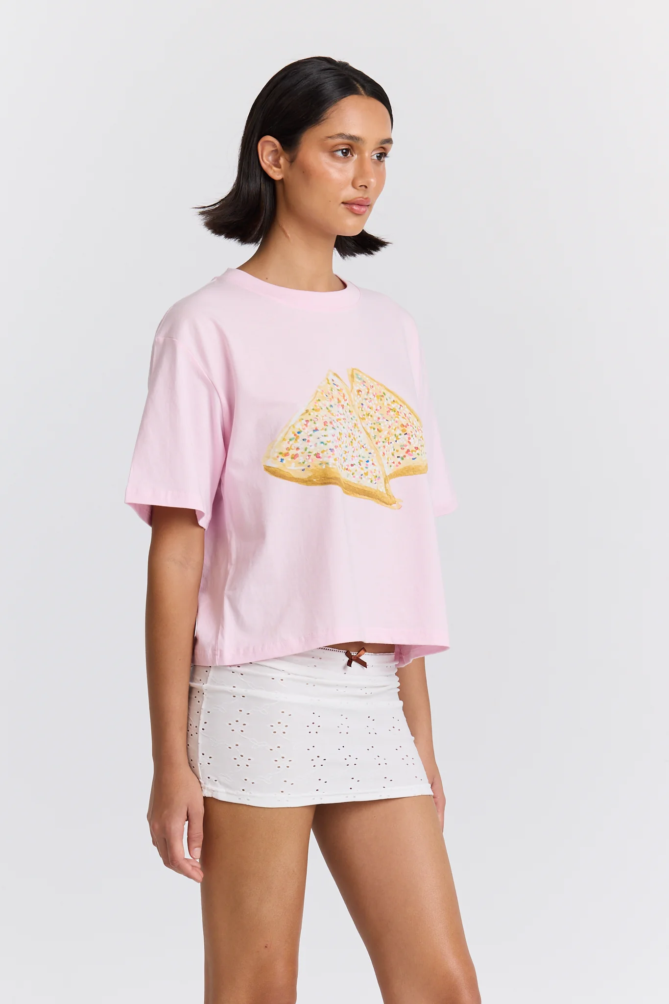 Fairy Bread Boxy Crop Tee - Image 3