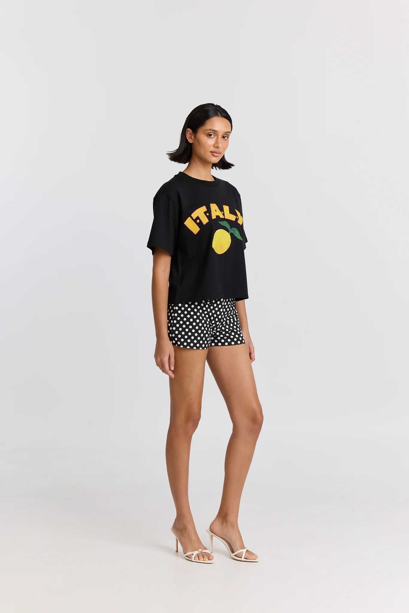 Italy Boxy Crop Tee - Image 4