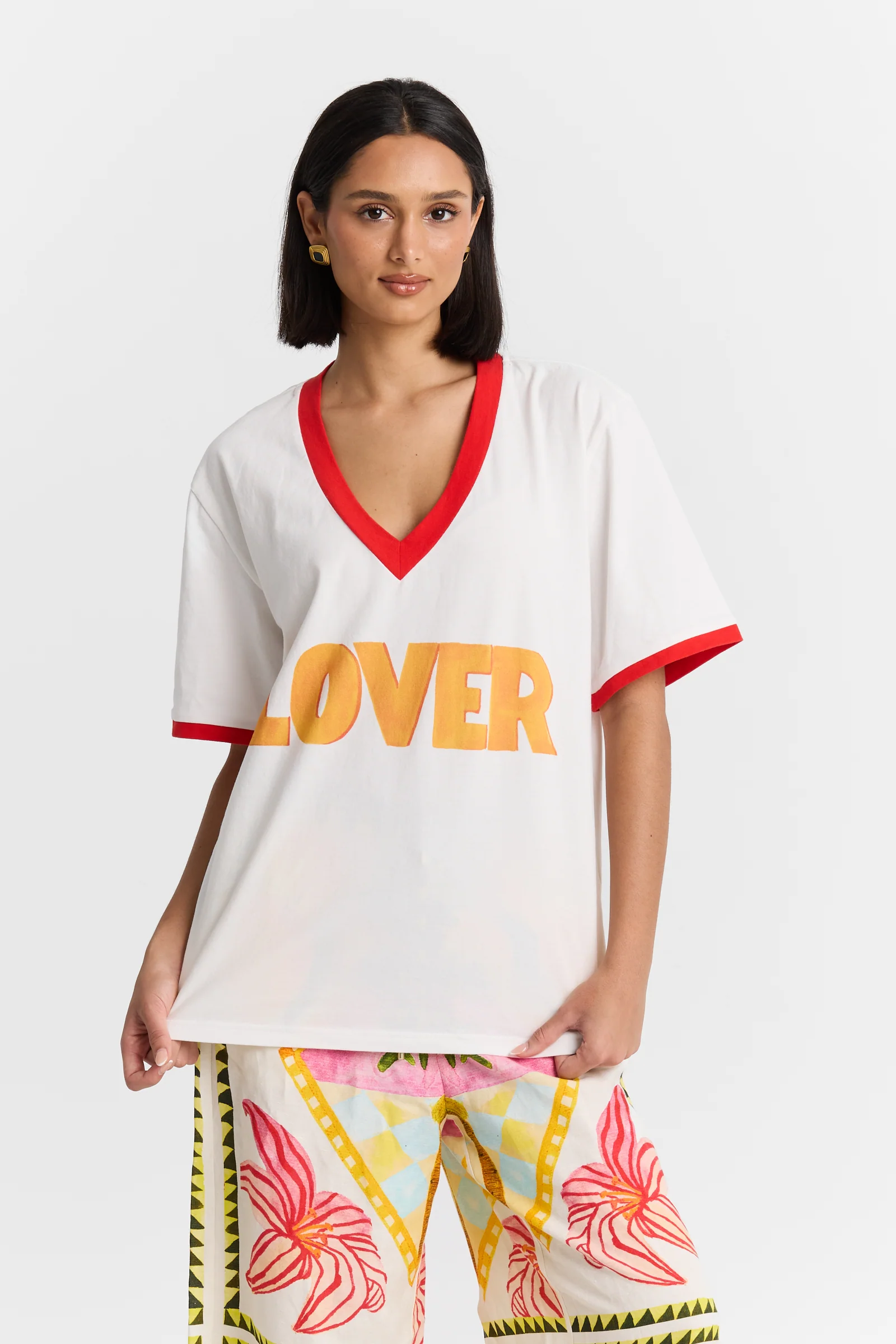 Lover V-Neck Tee - Image 4