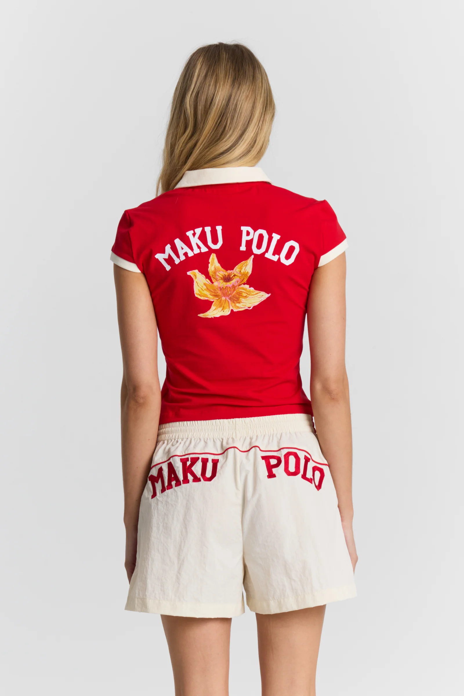 Maku Polo V-Neck Tee - Image 8