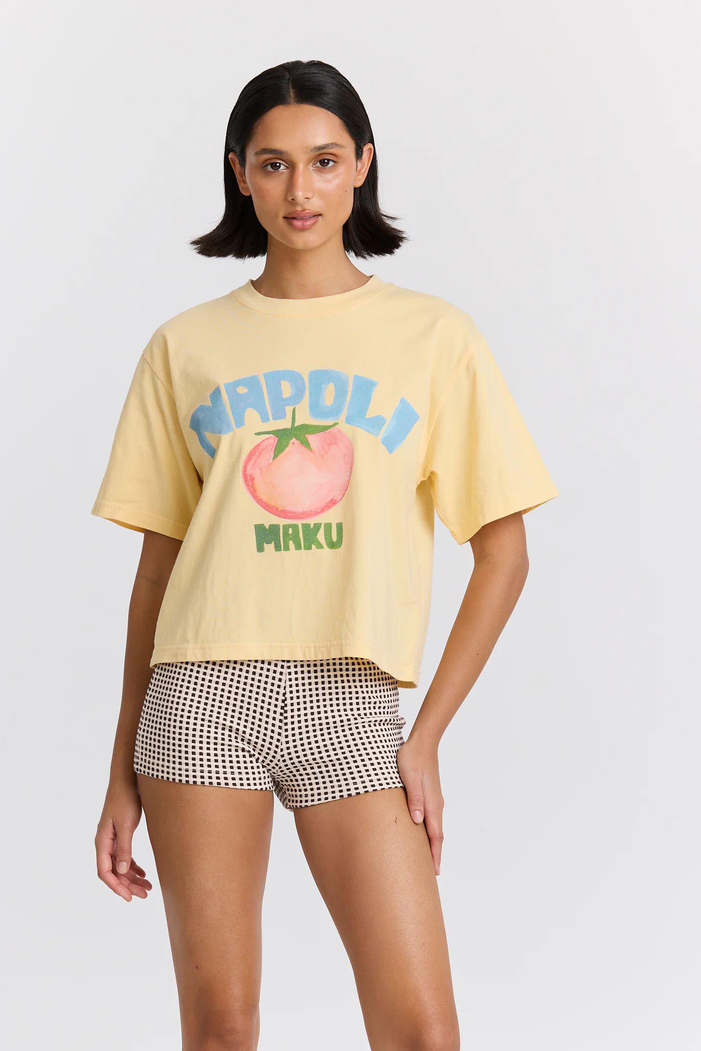Napoli Boxy Crop Tee - Image 3