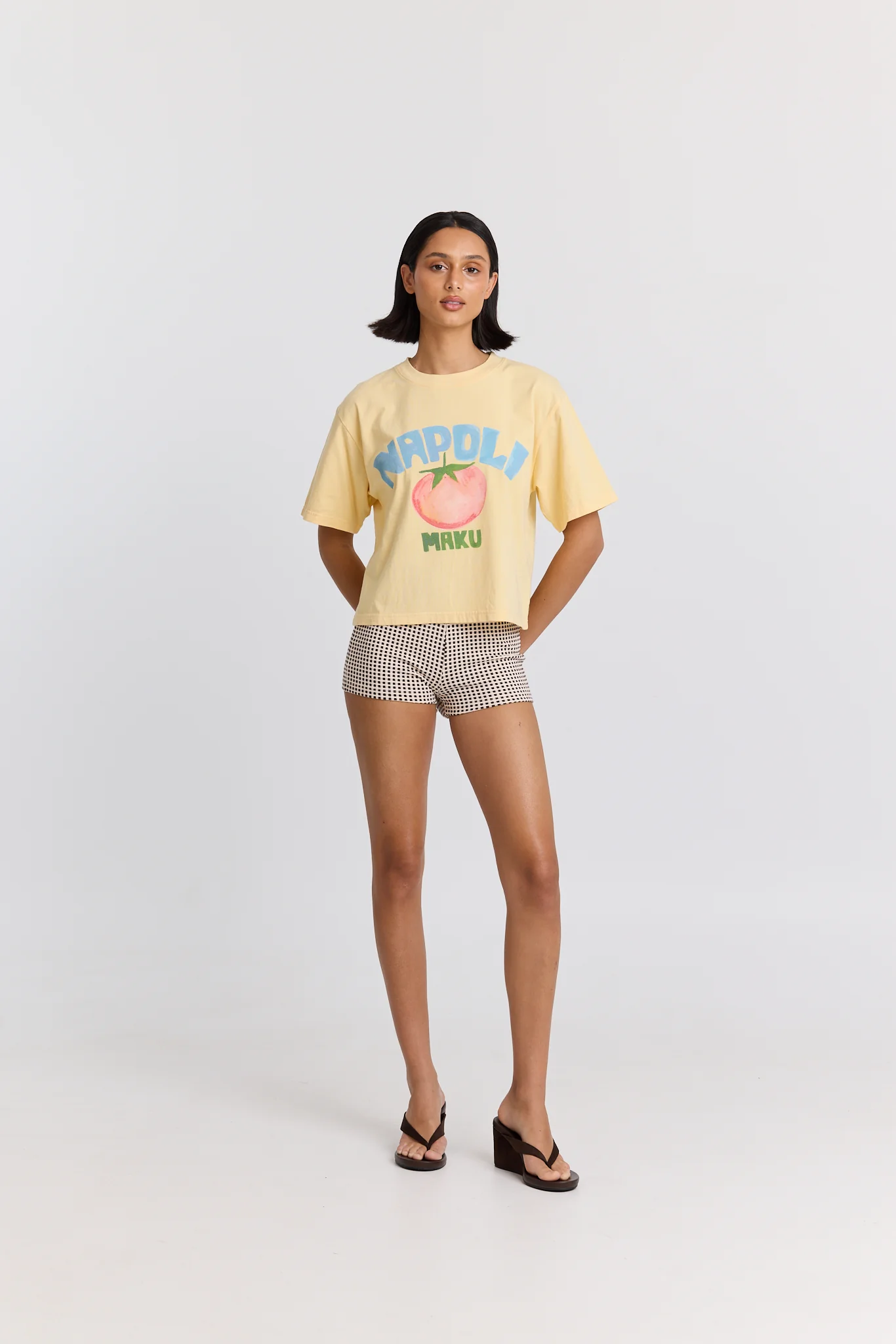 Napoli Boxy Crop Tee - Image 4