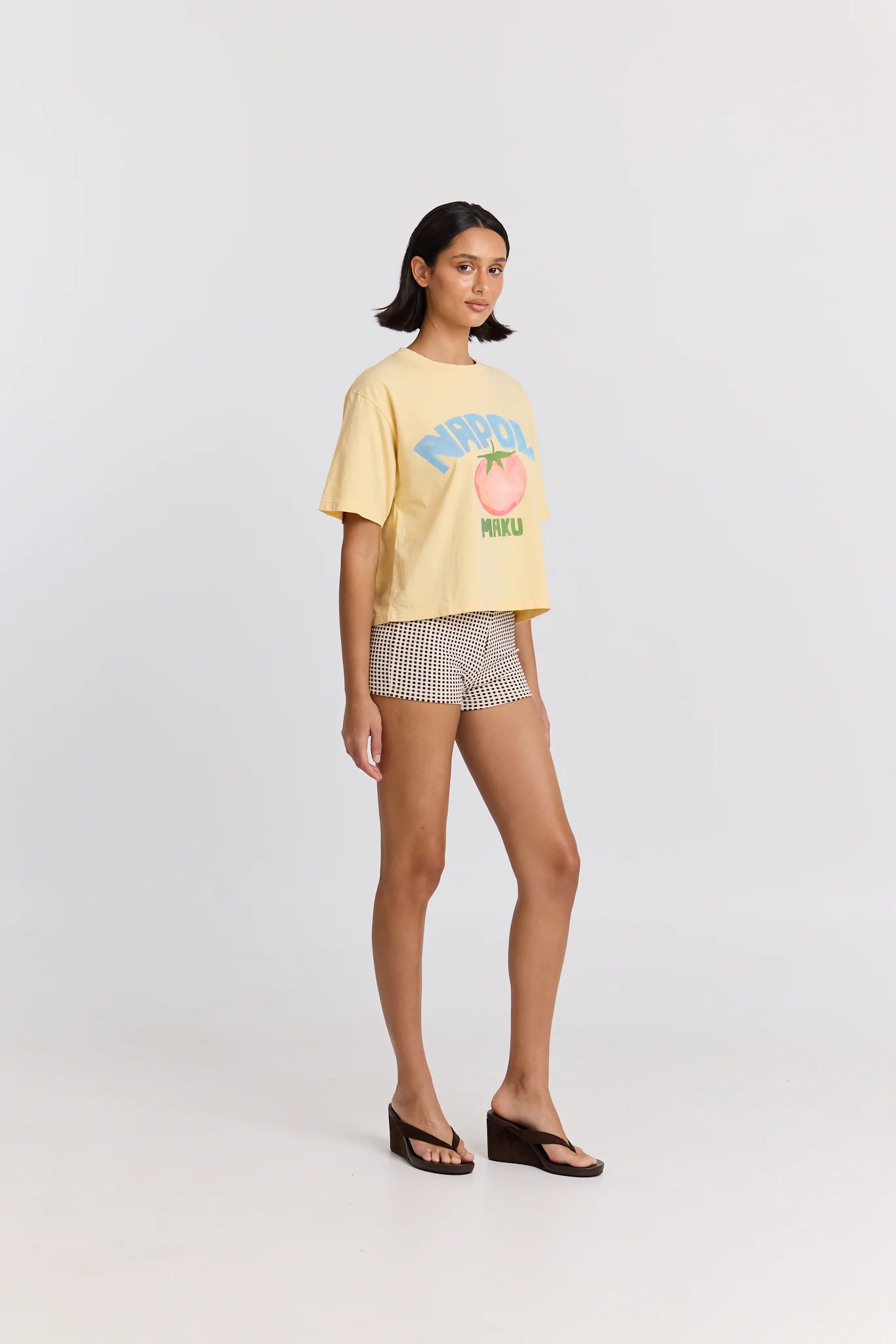Napoli Boxy Crop Tee - Image 5