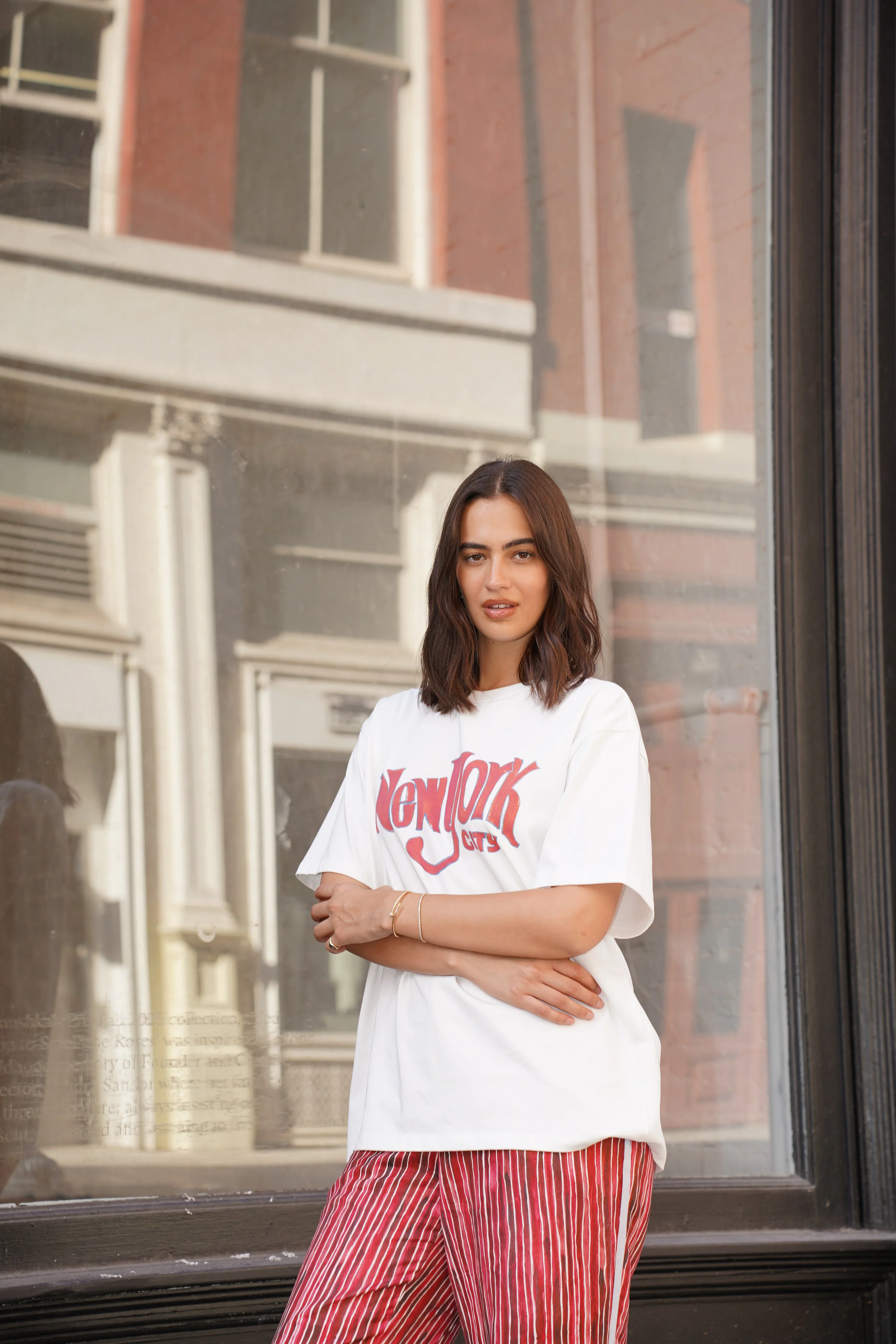 New York Logo Oversized Tee - Image 4