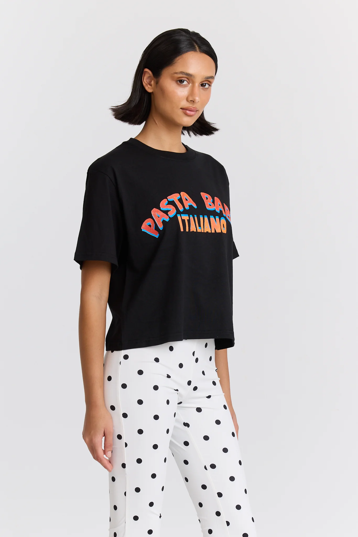 Pasta Baby Boxy Crop Tee - Image 4