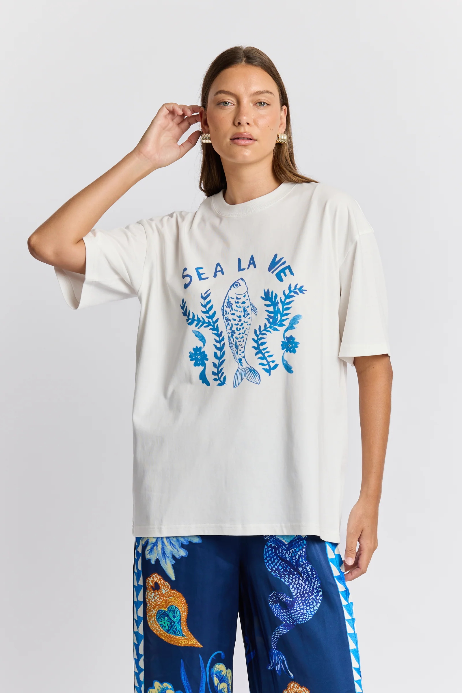 Sea La Vie Oversize Tee - Image 3
