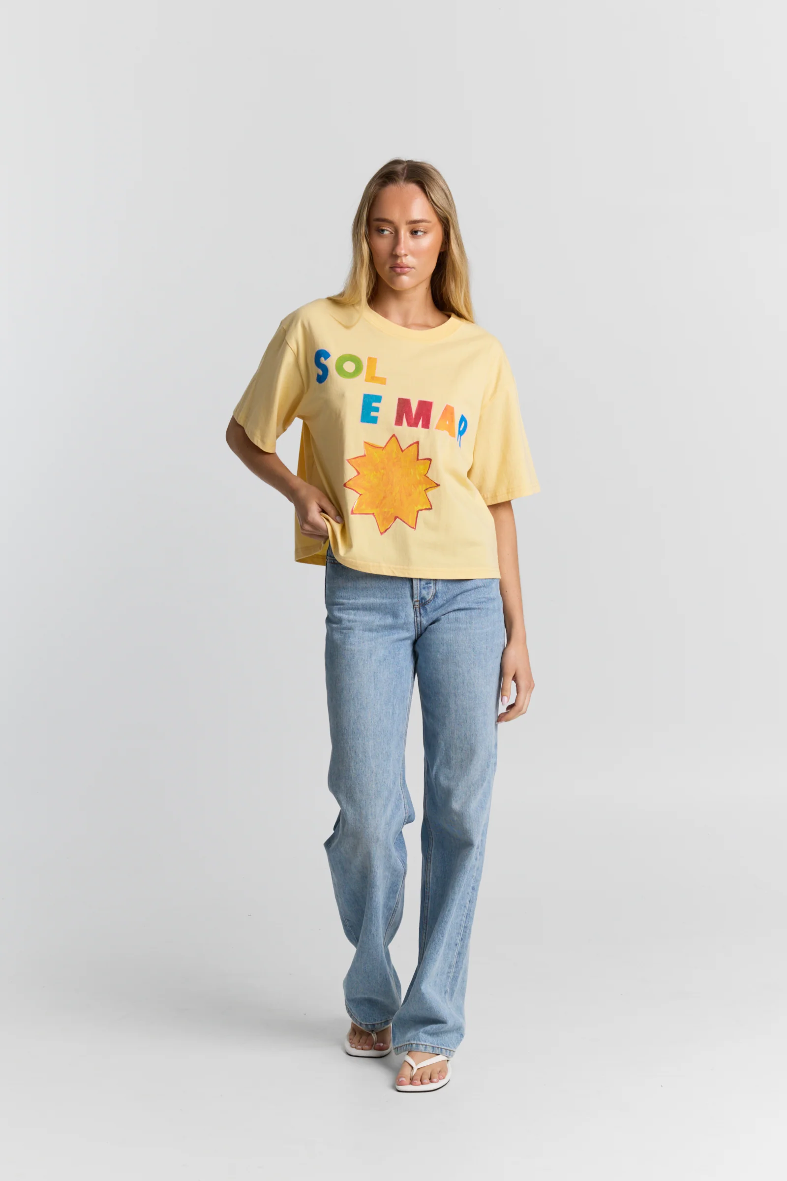 Sol E Mar Boxy Crop Tee - Image 3