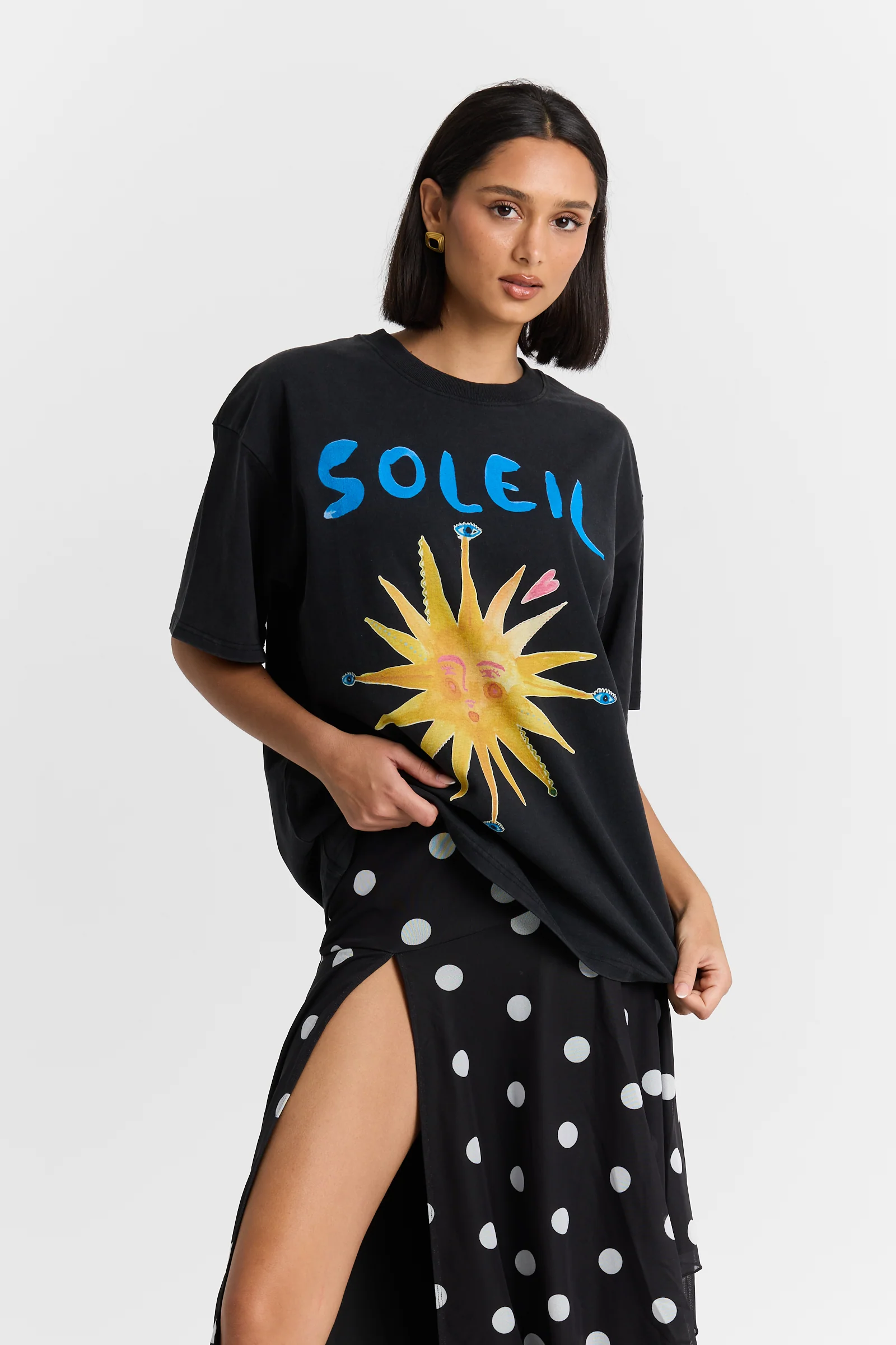 Soleil Oversize Wash Tee - Image 4