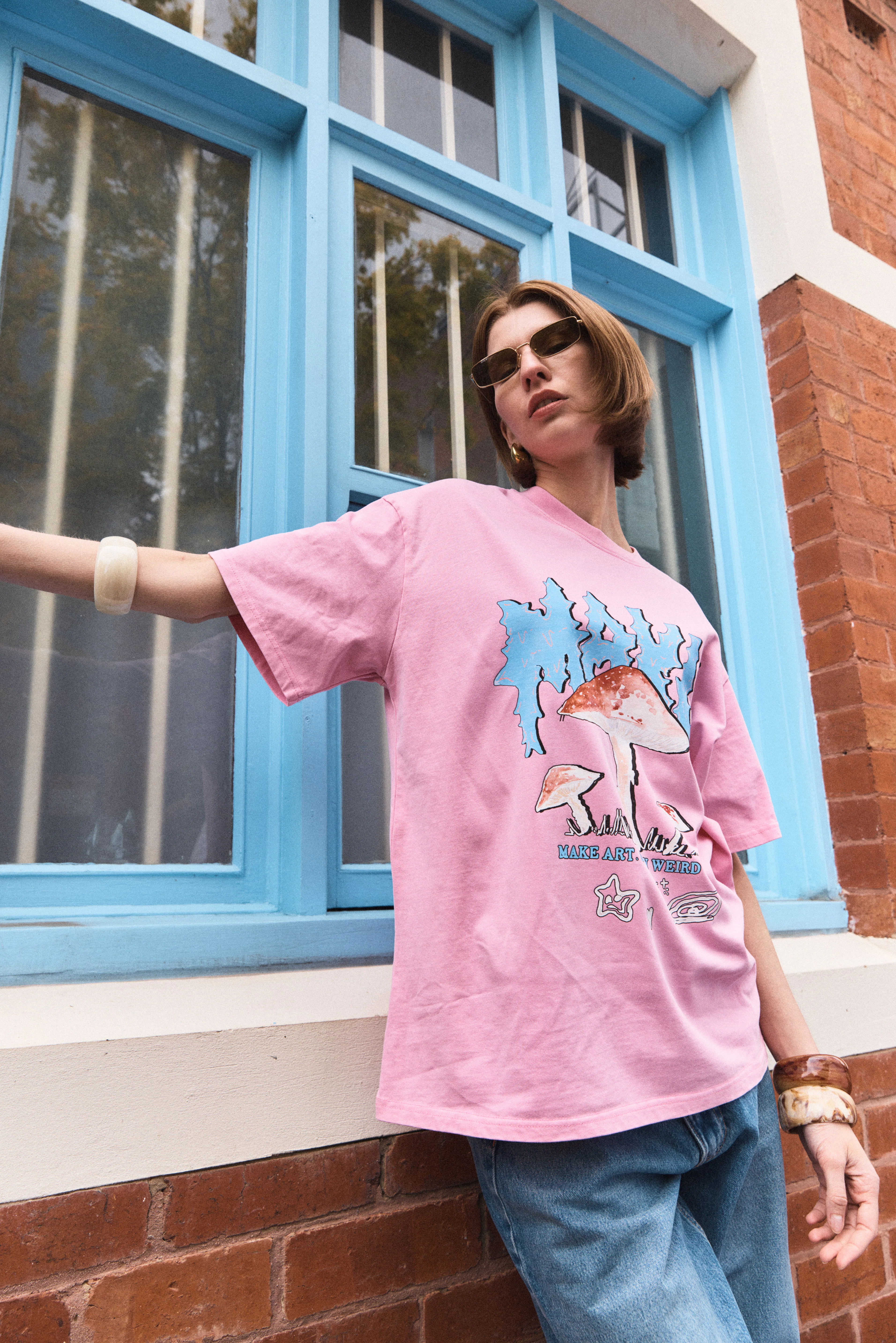 Stay Weird Oversize Tee - Image 3